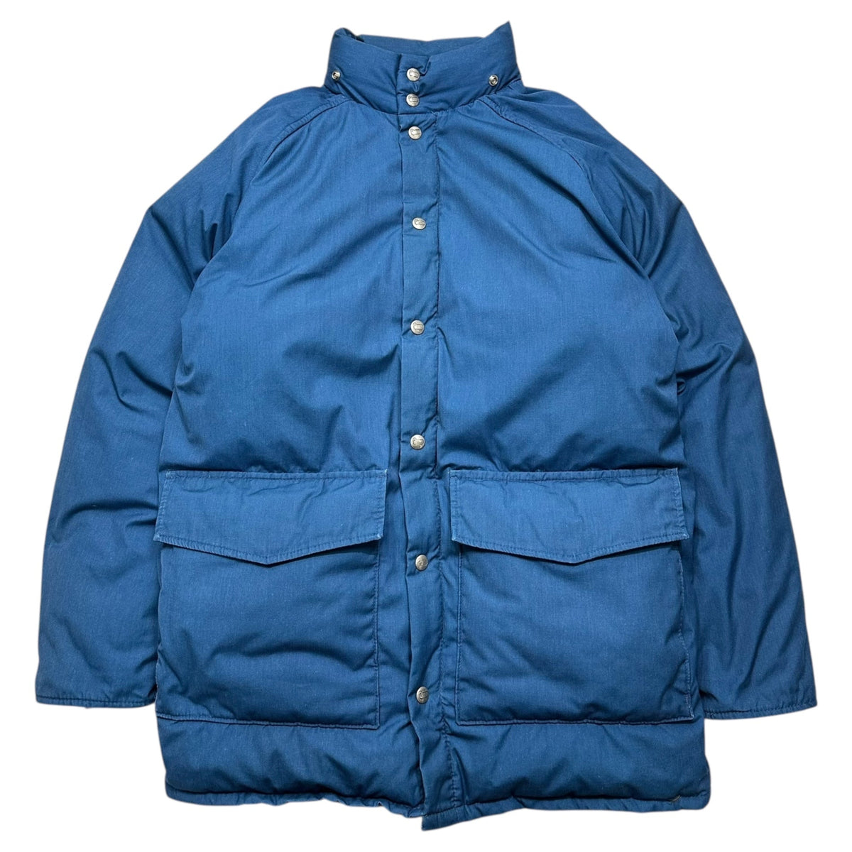 WOOLRICH 70s 65/35 Hooded Down Jacket Navy Size M