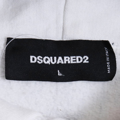 DSQUARED2 Writings Cool Hoodie White Size L