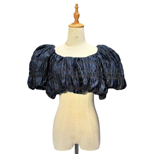 noir kei ninomiya 26SS Puff-Sleeve Short Blouse Multi Size S