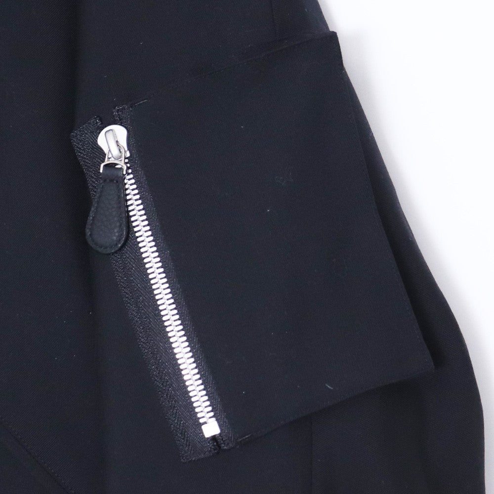 CROMAGNON 25AW MA-1 Wool Gabardine Jacket Black Size 3
