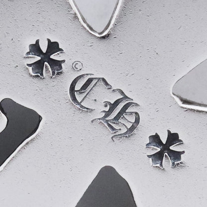 CHROME HEARTS Triple CH Cross Small Necklace Size F