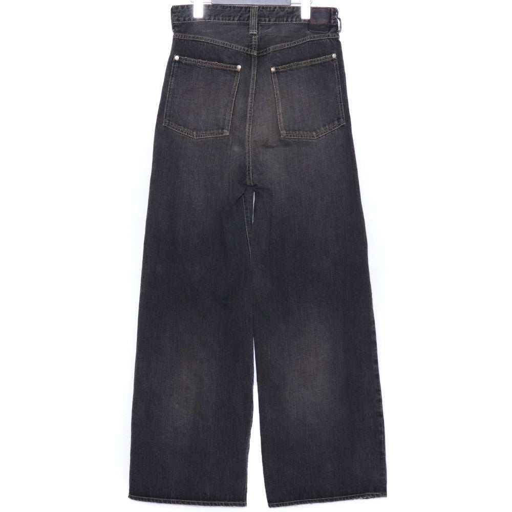 DAISUKE TANABE 25AW Coffee Black Wide Jeans Black Size 30