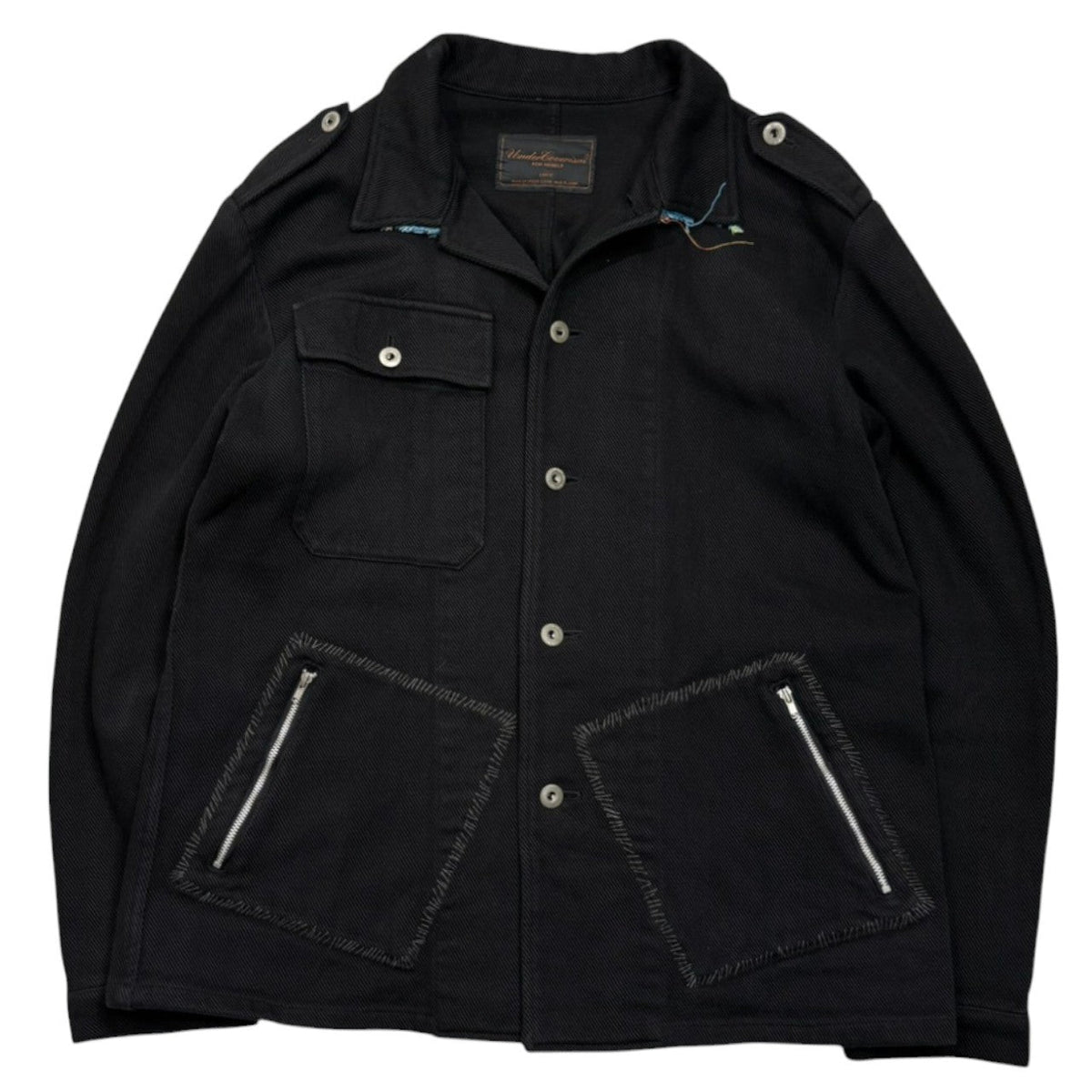 UNDERCOVERISM 03SS SCAB Afghan Collar Grunge Jacket Size L