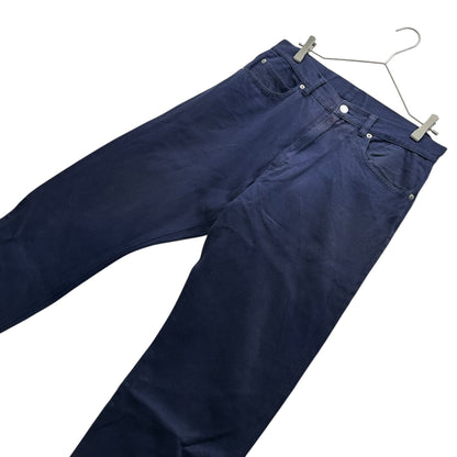 FINESSE 90s Back Pocket Line Chino Work Pants Navy Size 34