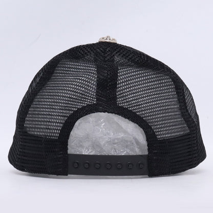 CHROME HEARTS Kids Trucker Cap Black Size ONE SIZE