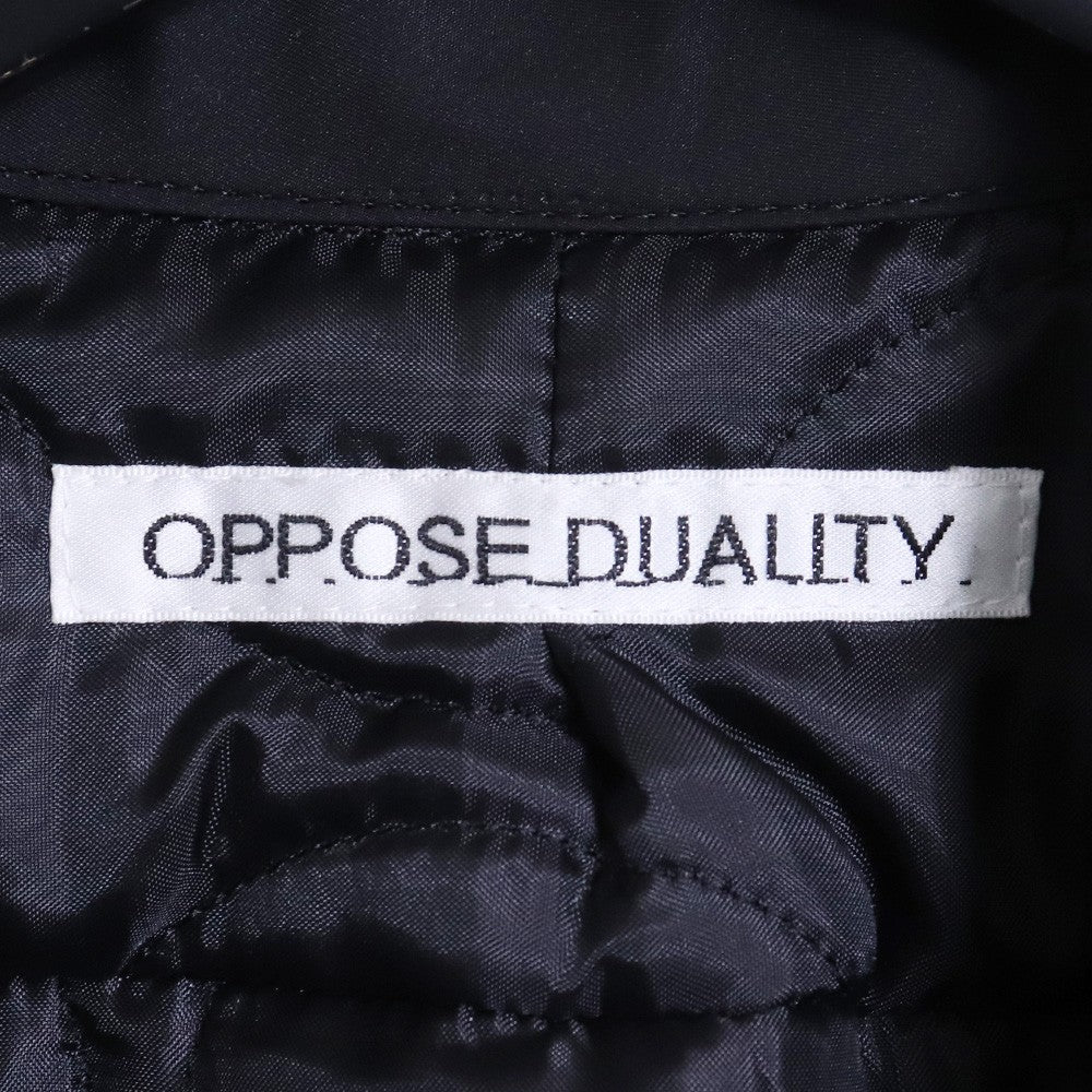 OPPOSE DUALITY 25AW Shell Bomber Jacket Black Size 46