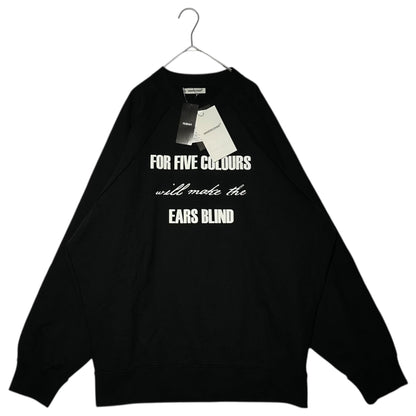UNDERCOVER "FOR FIVE COLOURS" Raglan Sweatshirt Size 4