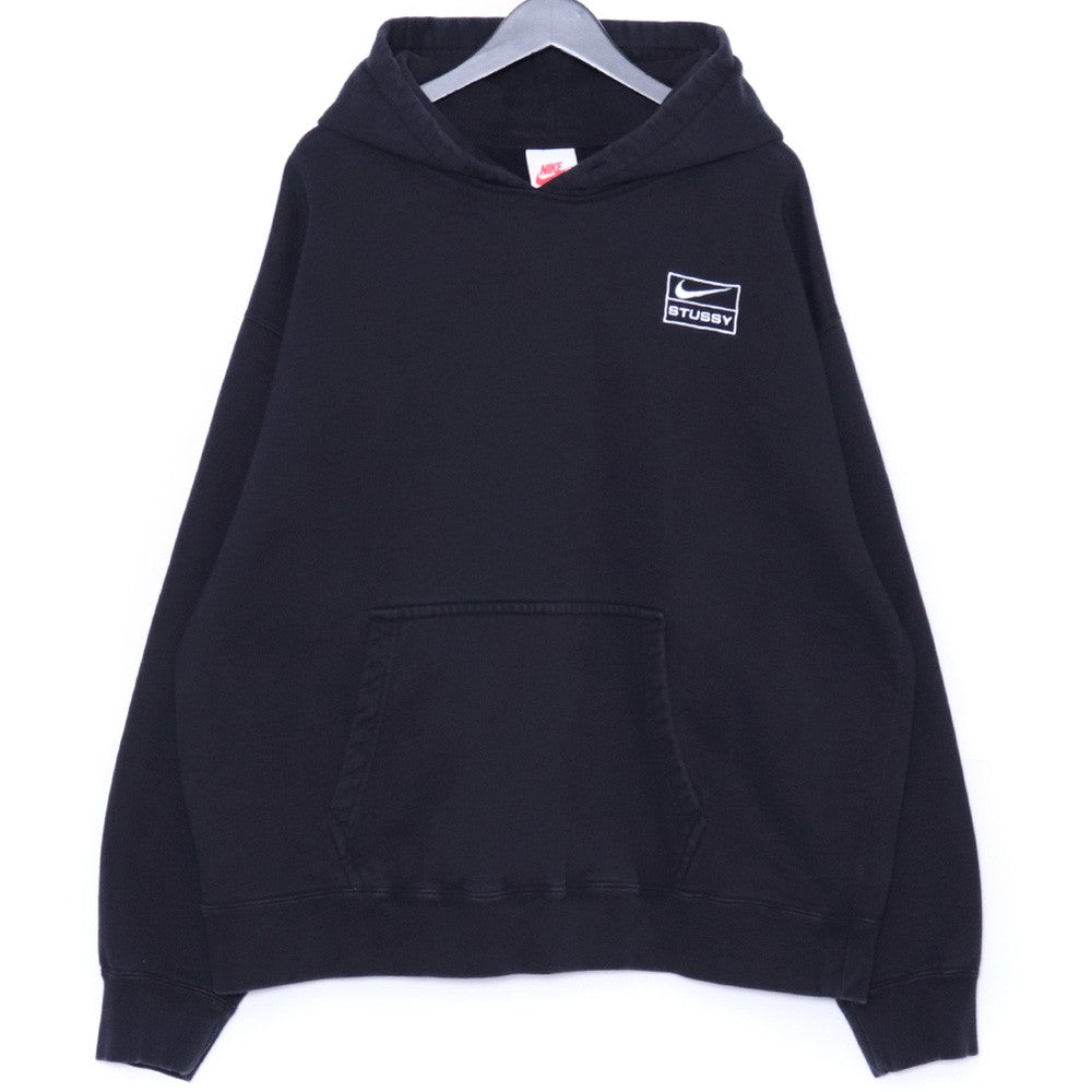 STUSSY × NIKE 22SS NRG Washed Hoodie Black Size L