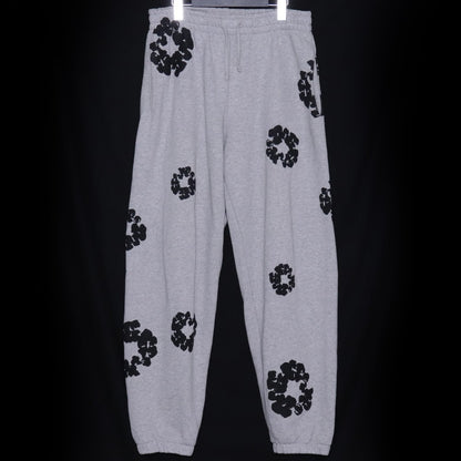 DENIM TEARS Cotton Wreath Sweatpants Gray Pants Size S