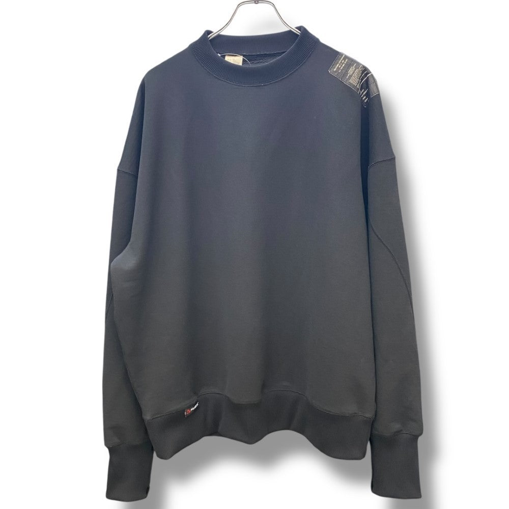 N.HOOLYWOOD Polartec Power Air Sweatshirt Black Size 40