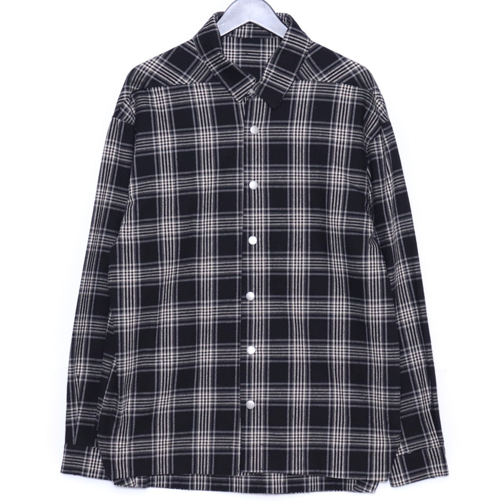 A.F ARTEFACT Exclusive Cotton Checked Black Gray Size 2