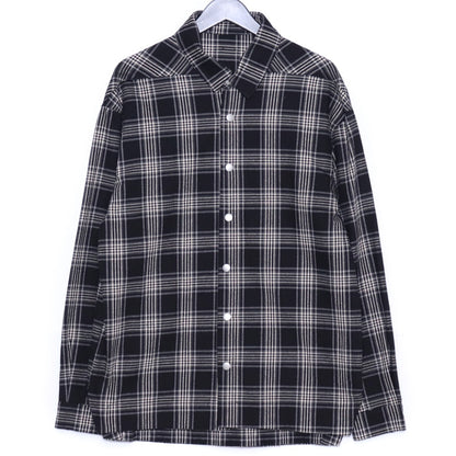 A.F ARTEFACT Exclusive Cotton Checked Black Gray Size 2