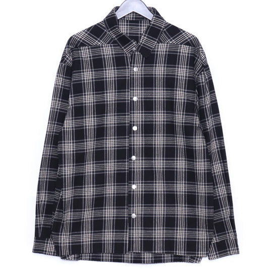 A.F ARTEFACT Exclusive Cotton Checked Black Gray Size 2
