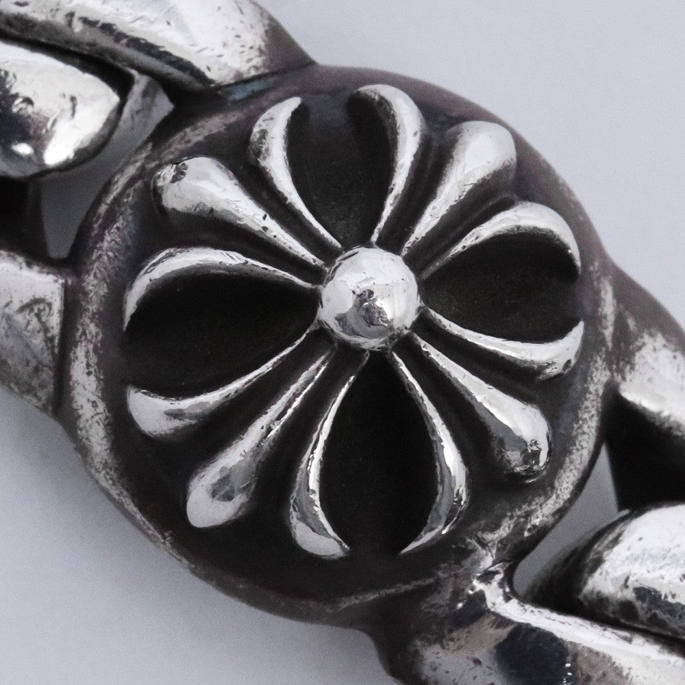 CHROME HEARTS CROSS LINK Bracelet Silver