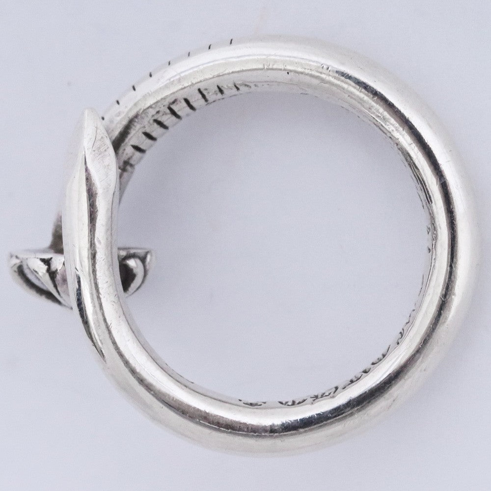 CHROME HEARTS NAIL CROSS BALL RING Silver Ring Size ONE SIZE