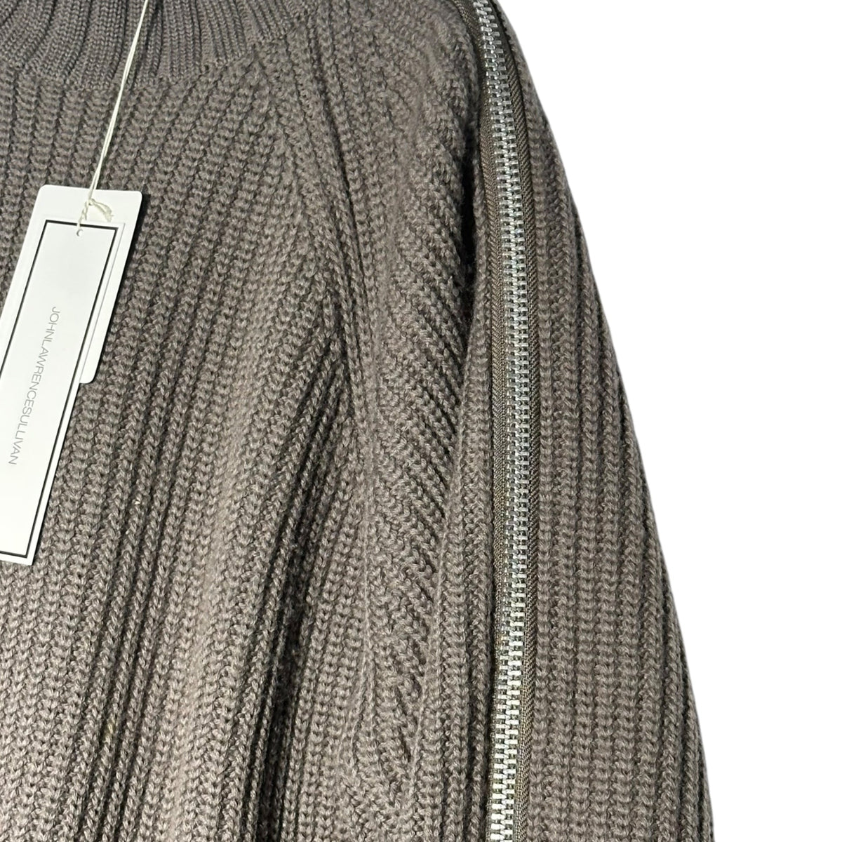 JOHN LAWRENCE SULLIVAN 20AW Zipped Wool Knit Size S