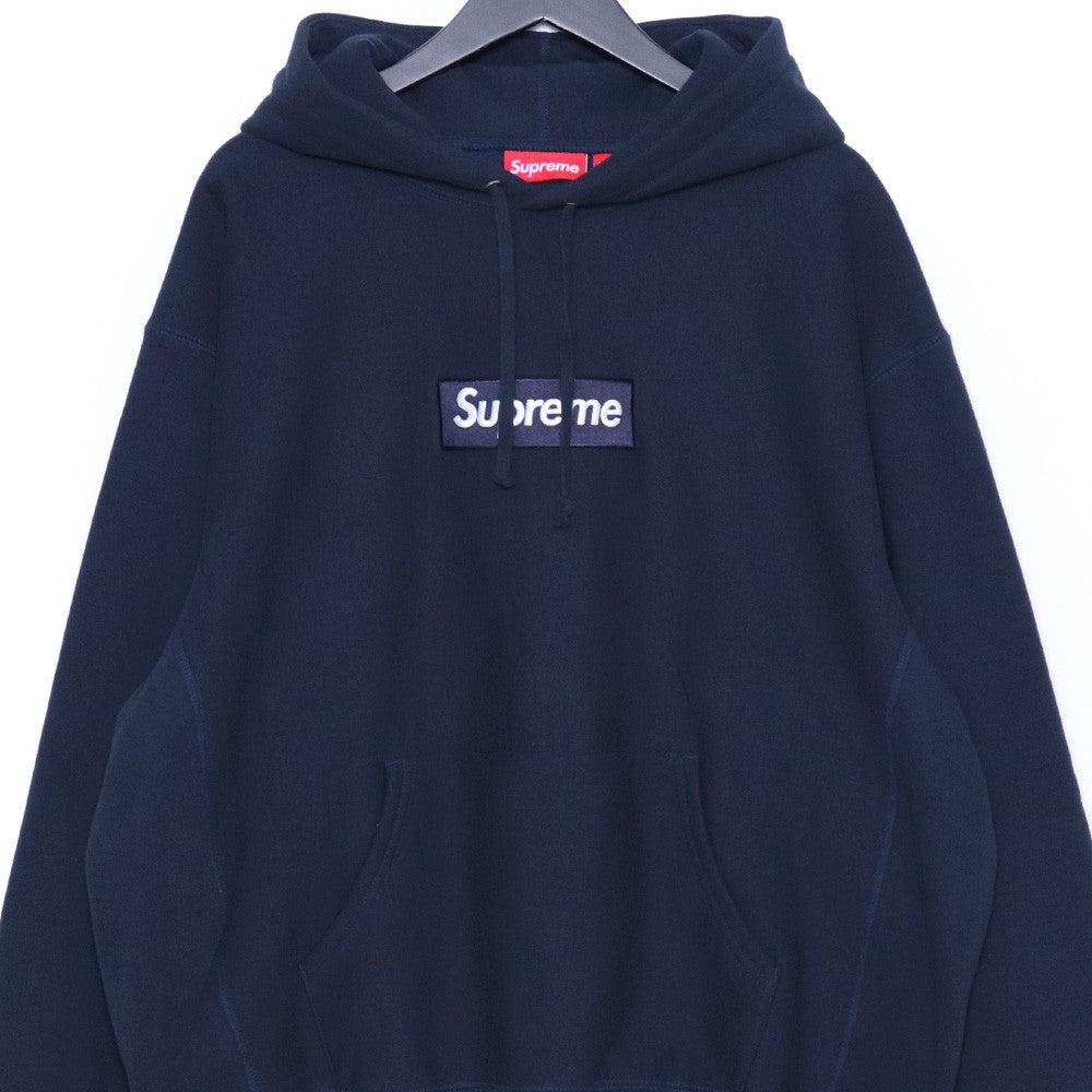 SUPREME 25AW Box Logo Pullover Hoodie Navy Size L