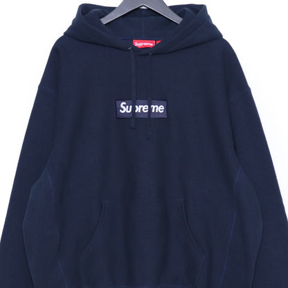 SUPREME 25AW Box Logo Pullover Hoodie Navy Size L
