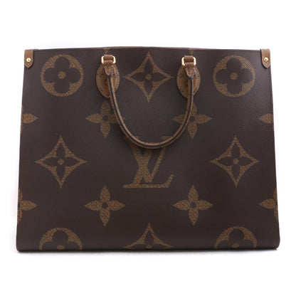 LOUIS VUITTON OnTheGo GM Monogram Tote Bag Brown Size F