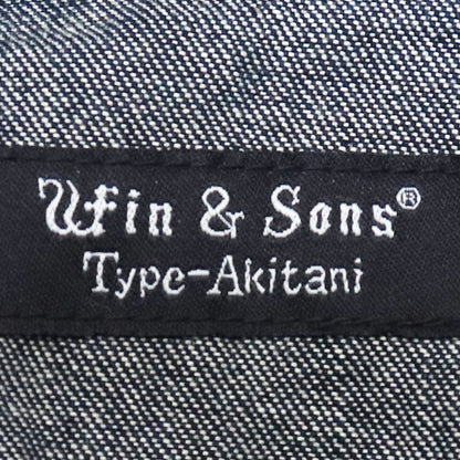WIN&SONS TYPE-AKITANI Denim Jumpsuit Indigo Size 1