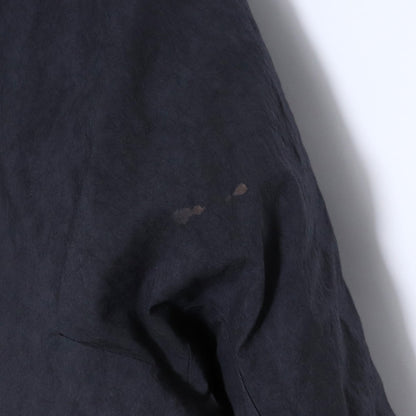 DEVOA 23AW Shrink Cotton Nylon Down Jacket Black Size 2