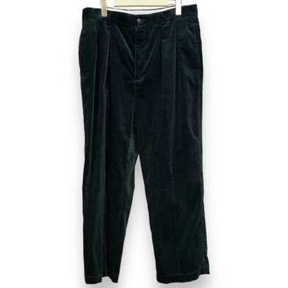 WACKO MARIA 24SS Green Corduroy Pleated Casual Pants Size L