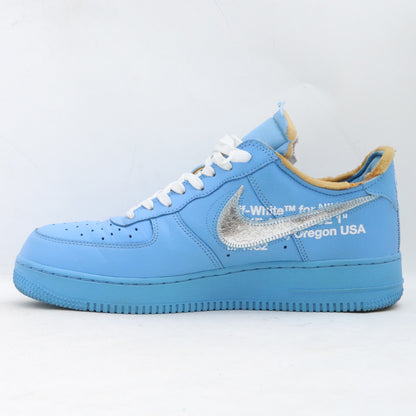 NIKE x OFF-WHITE Air Force 1 Low Blue Sneakers Size 28.5cm