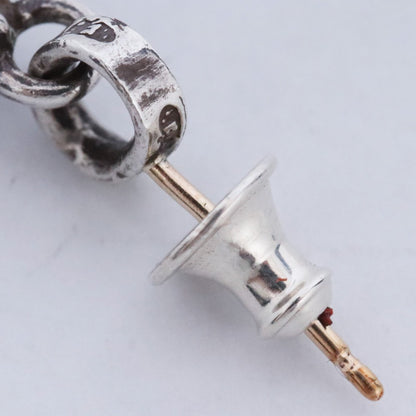 Chrome Hearts Baby Fat Drop Cross Silver Earring Size F