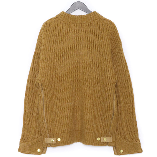 Carhartt Wip Sacai x 23AW Knit Pullover Detroit Beige Size 4