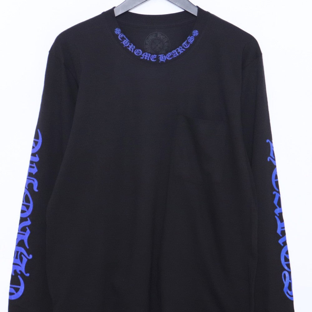 Chrome Hearts 1988 Neck Logo Long Sleeve T-Shirt Size M