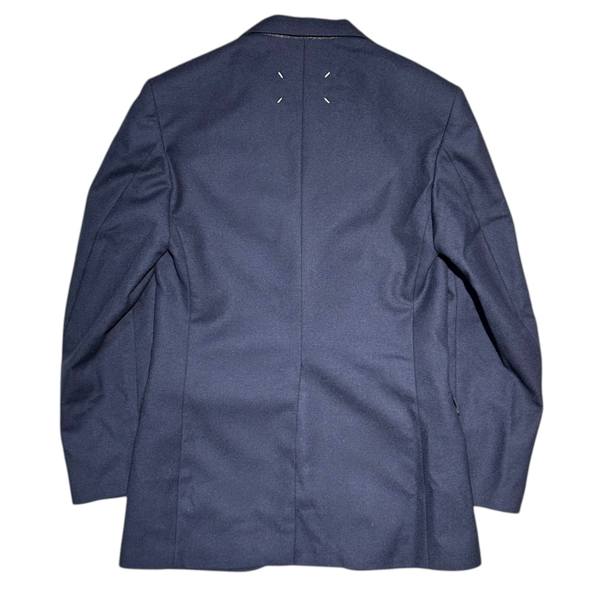 MAISON MARGIELA 22AW Stitch Wool Blazer Navy Jacket Size 44