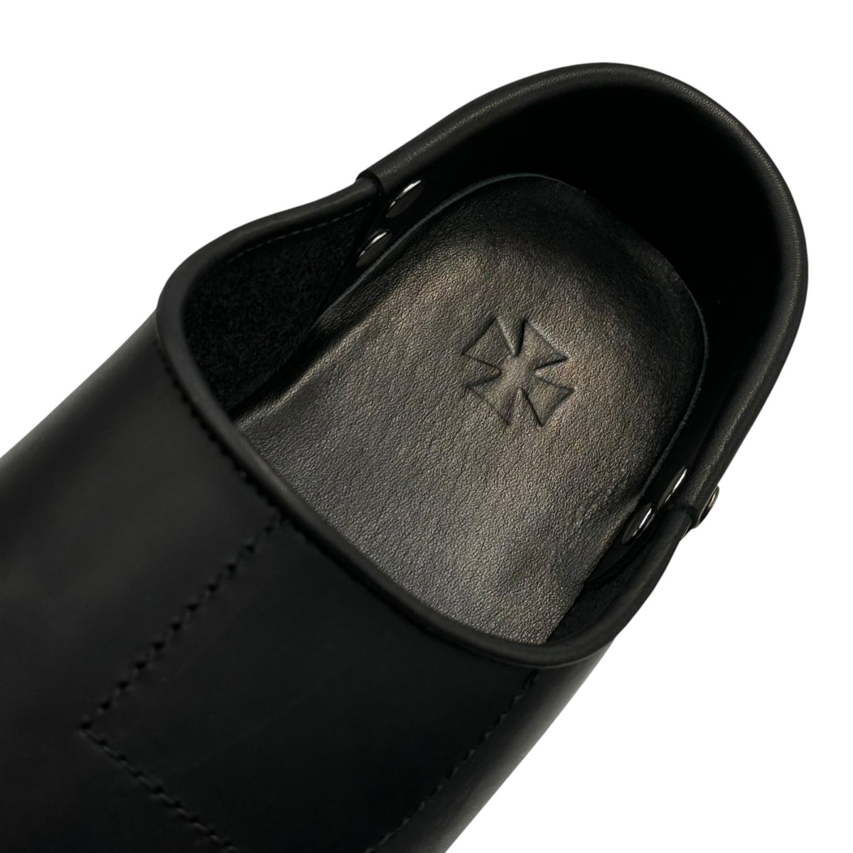 ENFANTS RICHES DEPRIMES Studded Clogs Black Loafers Size EU 40