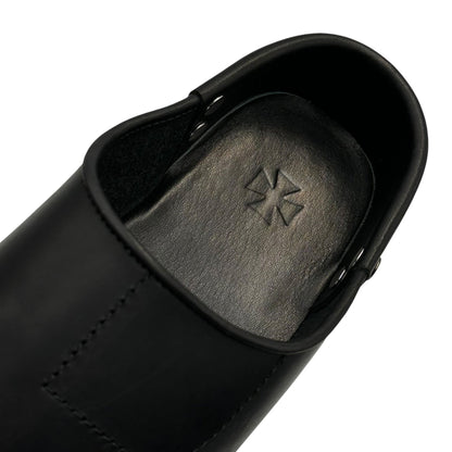 ENFANTS RICHES DEPRIMES Studded Clogs Black Loafers Size EU 40