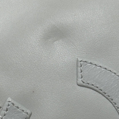 CHANEL 2000s CC Logo Backpack White