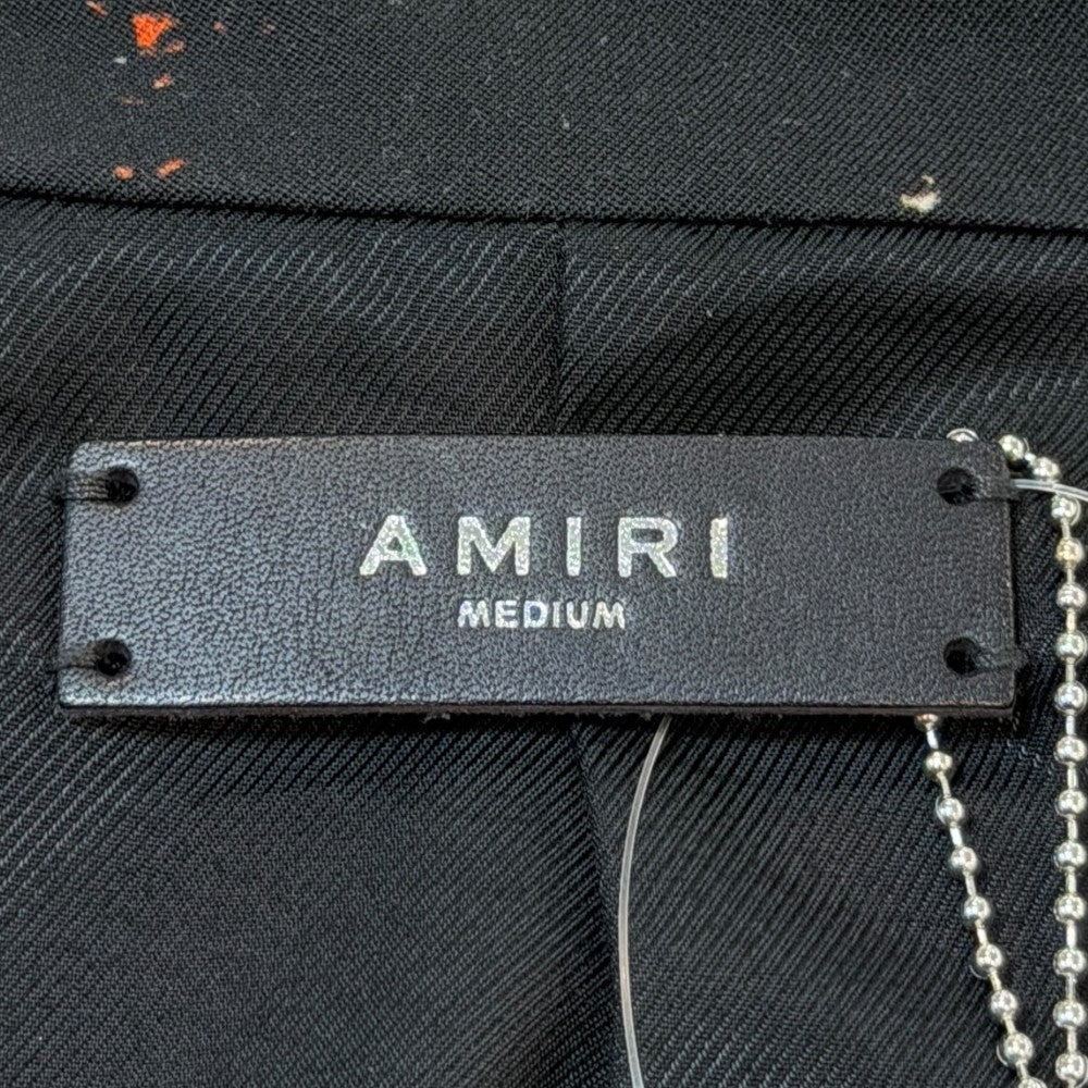 AMIRI Paint Splatter Blouson Black Blouson Size 48