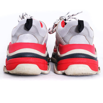 BALENCIAGA Triple S Sneakers Red Gray Size 41 Size EU 41