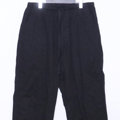 SUS-SOUS 25SS Wide Tapered Gabardine Pants Black Size 7