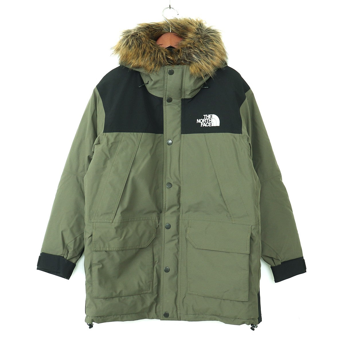 THE NORTH FACE Mountain Down Coat Khaki Size M