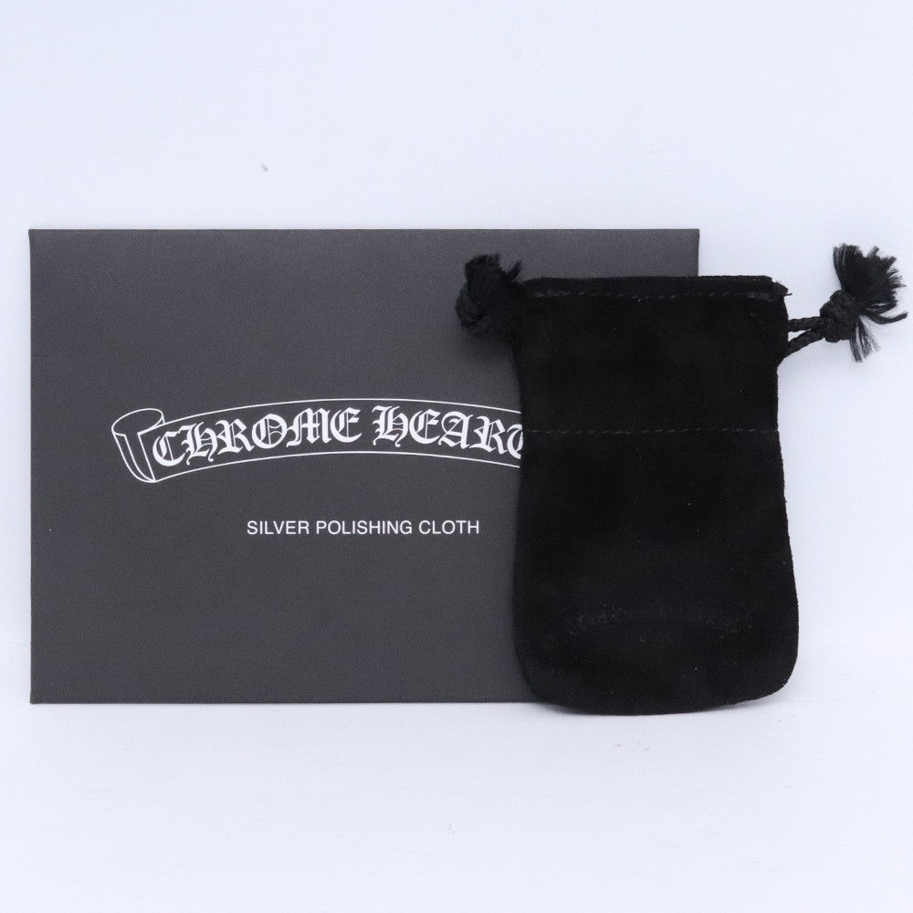 CHROME HEARTS Hoop Scroll Earring Silver Size F
