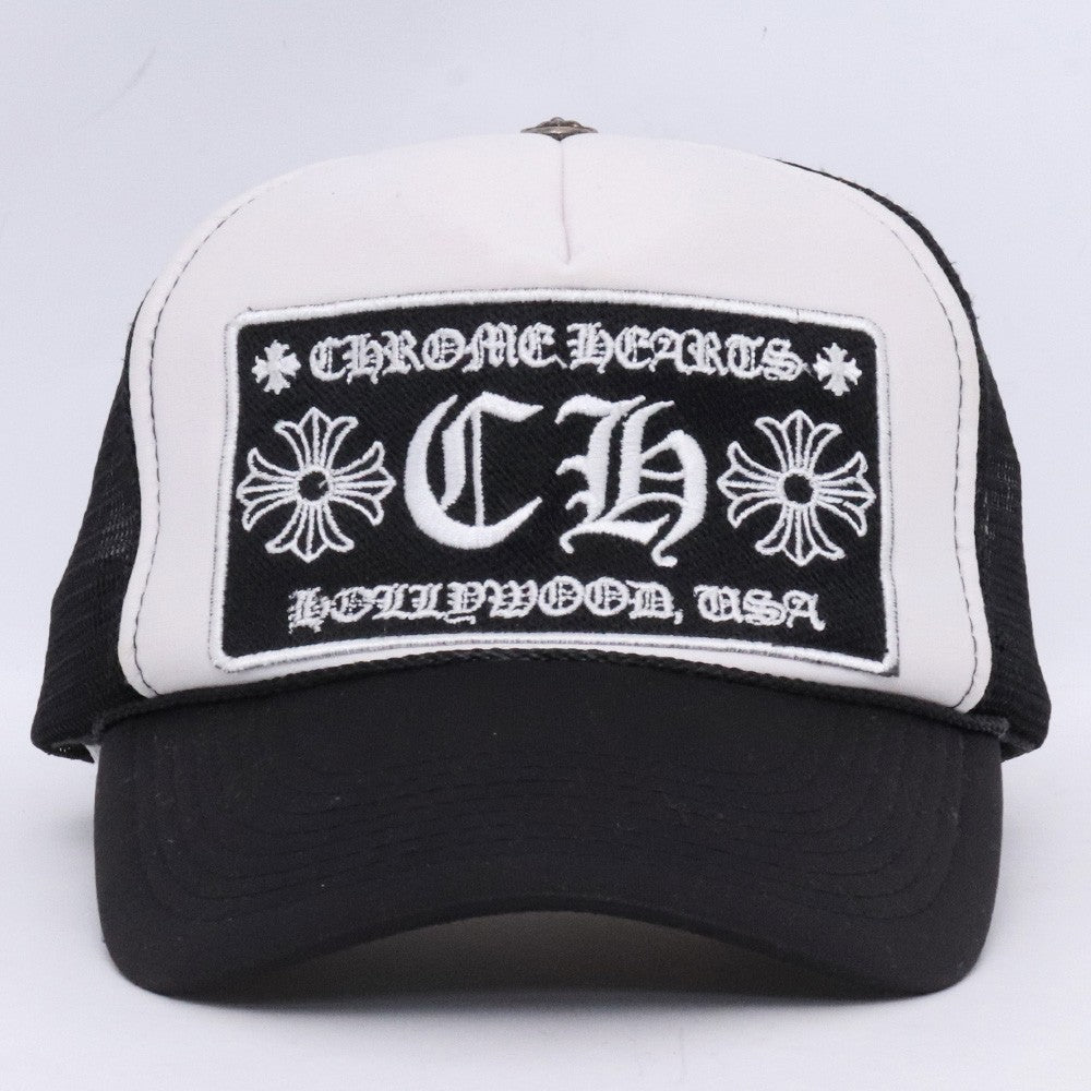 CHROME HEARTS OLD TRUCKER CAP Black Size F
