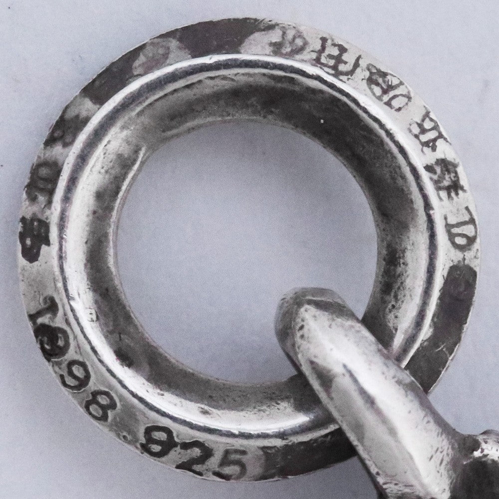 CHROME HEARTS #5 Dagger Charm Necklace Silver Size #5