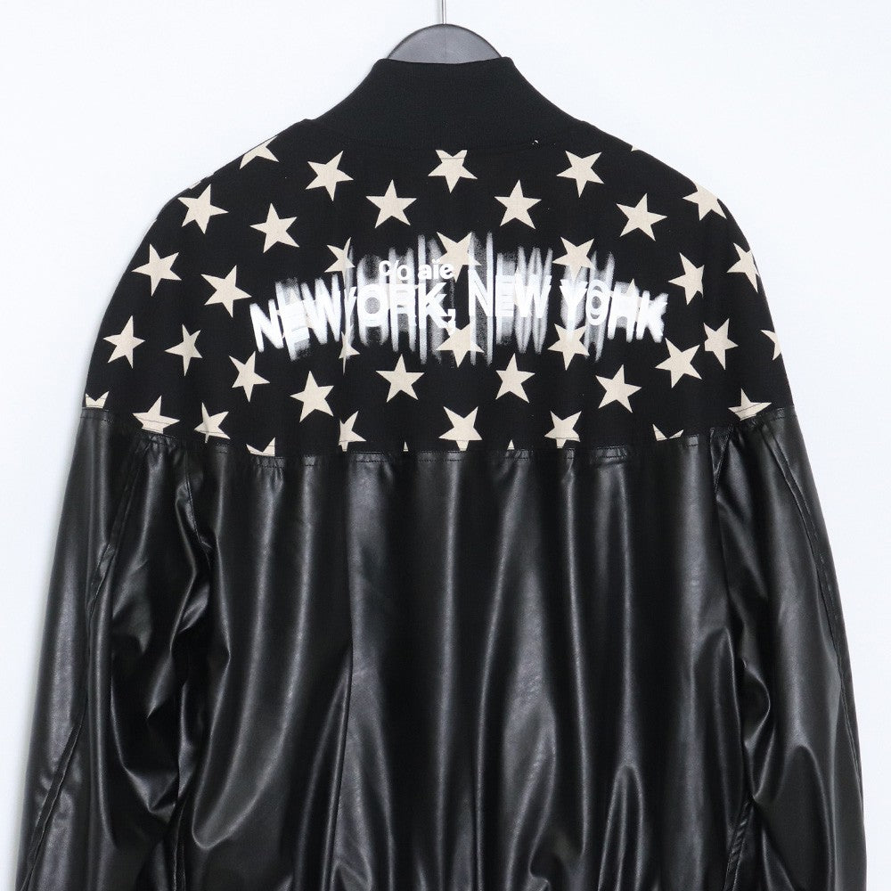 AIE 24SS CPS C/L Canvas Star Printed Jacket Black Size M