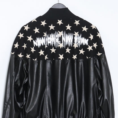 AIE 24SS CPS C/L Canvas Star Printed Jacket Black Size M