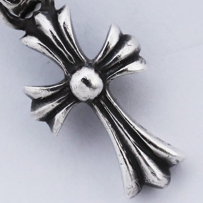 Chrome Hearts Babyfat CH Cross Charm Silver Size F