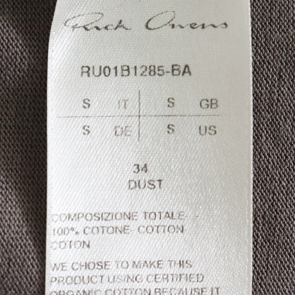 Rick Owens 22SS Gray Pullover Hoodie Size S