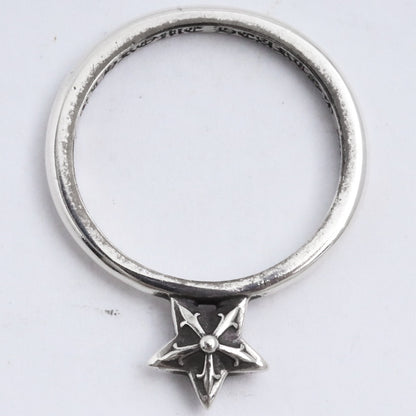 CHROME HEARTS Bubblegum Star Ring Silver Size ONE SIZE