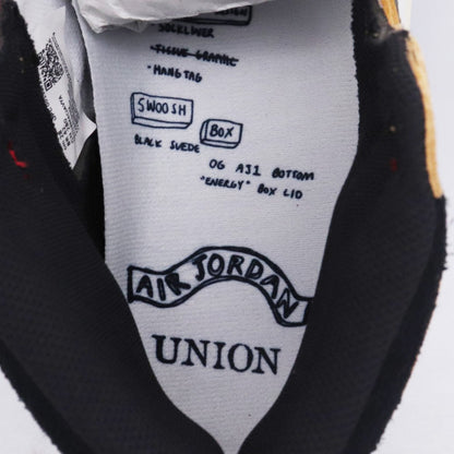 NIKE x Fragment x Union Air Jordan Sneakers Black Size 28cm