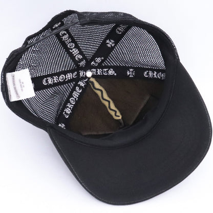 CHROME HEARTS TRUCKER CAP Mesh Cap Black Size F