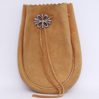 Goro's OLD Butterfly Concho Drawstring Pouch Smoke Size L