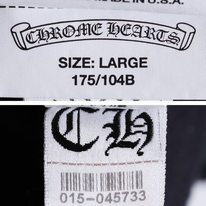 CHROME HEARTS Y NOT Cemetery Cross Sweatshirt Black Size L